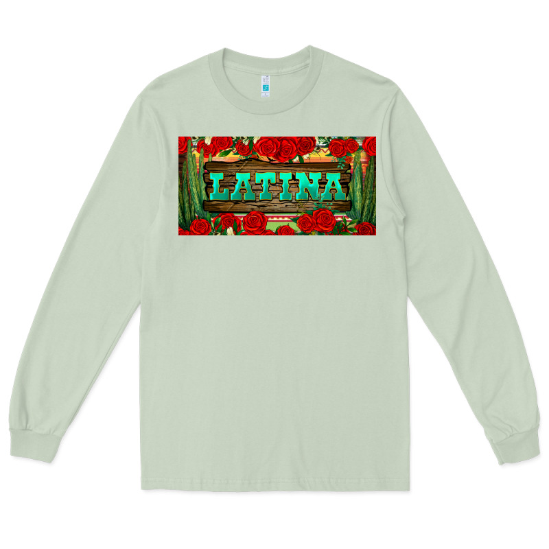 Latina License Plate Long Sleeve Tee by BundleAndBundleShop | Teevron