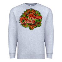 Heather Grey mama claus cone Premium Sweatshirt - JahusDesignShop