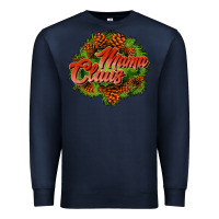Navy mama claus cone Premium Sweatshirt - JahusDesignShop