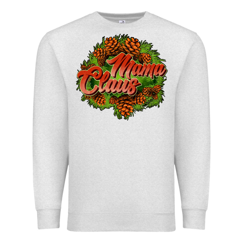 Mama Claus Cone Premium Sweatshirt by JahusDesignShop | Teevron