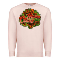 Pale Pink mama claus cone Premium Sweatshirt - JahusDesignShop