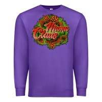 Purple mama claus cone Premium Sweatshirt - JahusDesignShop