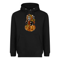 Black leopard pumpkin polka dot sunflower Heavyweight Hoodie - JahusDesignShop