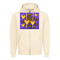 Sandshell team spirit color purple and gold Zipper Hoodie - JahusDesignShop