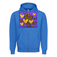 True Royal team spirit color purple and gold Zipper Hoodie - JahusDesignShop