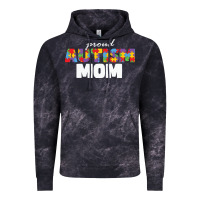 Cloud Black LIL Autism Mom Vintage Hoodie - CowhideDigitalArt
