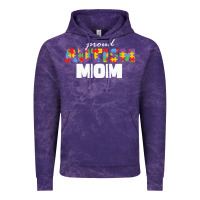 Cloud Purple LIL Autism Mom Vintage Hoodie - CowhideDigitalArt