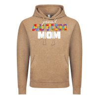 Vintage Coffee LIL Autism Mom Vintage Hoodie - CowhideDigitalArt