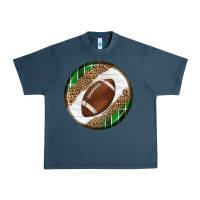Midnight Navy American Football Round Carrings 2 Urban Heavy Tee - BundleAndBundleShop