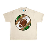 Sandshell American Football Round Carrings 2 Urban Heavy Tee - BundleAndBundleShop