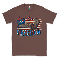 Chestnut Long live freedom 4th of july Classic Tee - CowGirlArtShop