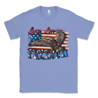 Colony Blue Long live freedom 4th of july Classic Tee - CowGirlArtShop