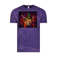 Cloud Purple halloween glitter highland cow tumbler Vintage Tee - RanaPortraitStore