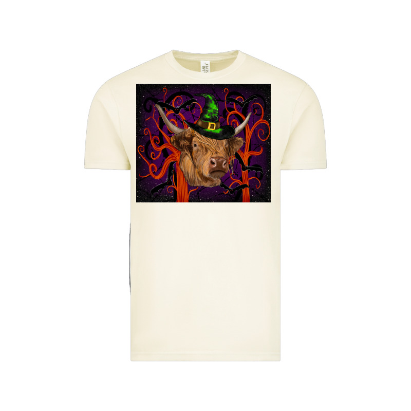 Halloween Glitter Highland Cow Tumbler Vintage Tee by RanaPortraitStore | Teevron