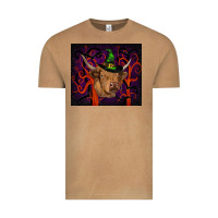 Vintage Camel halloween glitter highland cow tumbler Vintage Tee - RanaPortraitStore