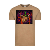 Vintage Coffee halloween glitter highland cow tumbler Vintage Tee - RanaPortraitStore