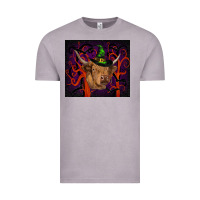Vintage Zinc halloween glitter highland cow tumbler Vintage Tee - RanaPortraitStore