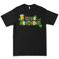 Black Beer and shamrock Premium Tee - CowGirlArtShop