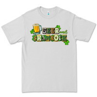 Dove Grey Beer and shamrock Premium Tee - CowGirlArtShop