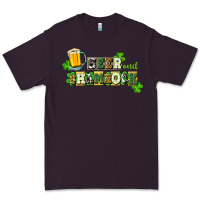 Plum Beer and shamrock Premium Tee - CowGirlArtShop