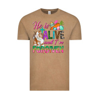 Vintage Coffee He Is Alive And I'm Forgiven Vintage Tee - BundleAndBundleShop