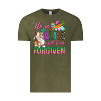 Vintage Olive He Is Alive And I'm Forgiven Vintage Tee - BundleAndBundleShop