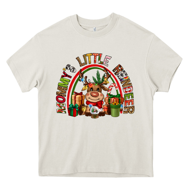 Mommys Little Reindeer Christmas Heavy Core Tee by CowGirlArtShop | Teevron