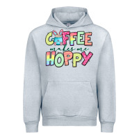 Heather Grey coffee makes me hoppy easter Urban Hoodie - Jasminsmagicworld