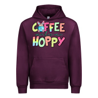 Mauve Wine coffee makes me hoppy easter Urban Hoodie - Jasminsmagicworld