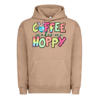 Pigment Burro coffee makes me hoppy easter Urban Hoodie - Jasminsmagicworld