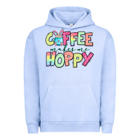 Pigment Grape Ice coffee makes me hoppy easter Urban Hoodie - Jasminsmagicworld