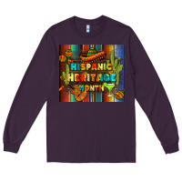 Plum hispanic heritage month tumbler Long Sleeve Tee - BundleAndBundleShop
