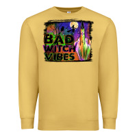 Antique Gold bad witch vibes Premium Sweatshirt - JahusDesignShop
