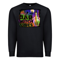 Black bad witch vibes Premium Sweatshirt - JahusDesignShop