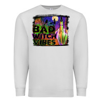 Dove Grey bad witch vibes Premium Sweatshirt - JahusDesignShop