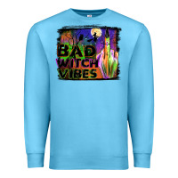 Ocean Blue bad witch vibes Premium Sweatshirt - JahusDesignShop