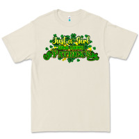 Bone Just a girl who loves St. Patrick's Day Premium Tee - HowdyJamesFarm
