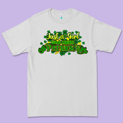 Just A Girl Who Loves St. Patrick's Day Premium Tee Designed By Howdyjamesfarm