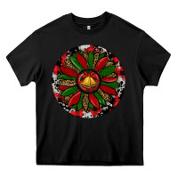 Black Sunflower Christmas Heavy Core Tee - RanaPortraitStore