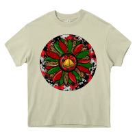 Mossy Sunflower Christmas Heavy Core Tee - RanaPortraitStore