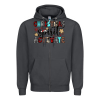 Smoke christmas spirit activate Zipper Hoodie - JahusDesignShop
