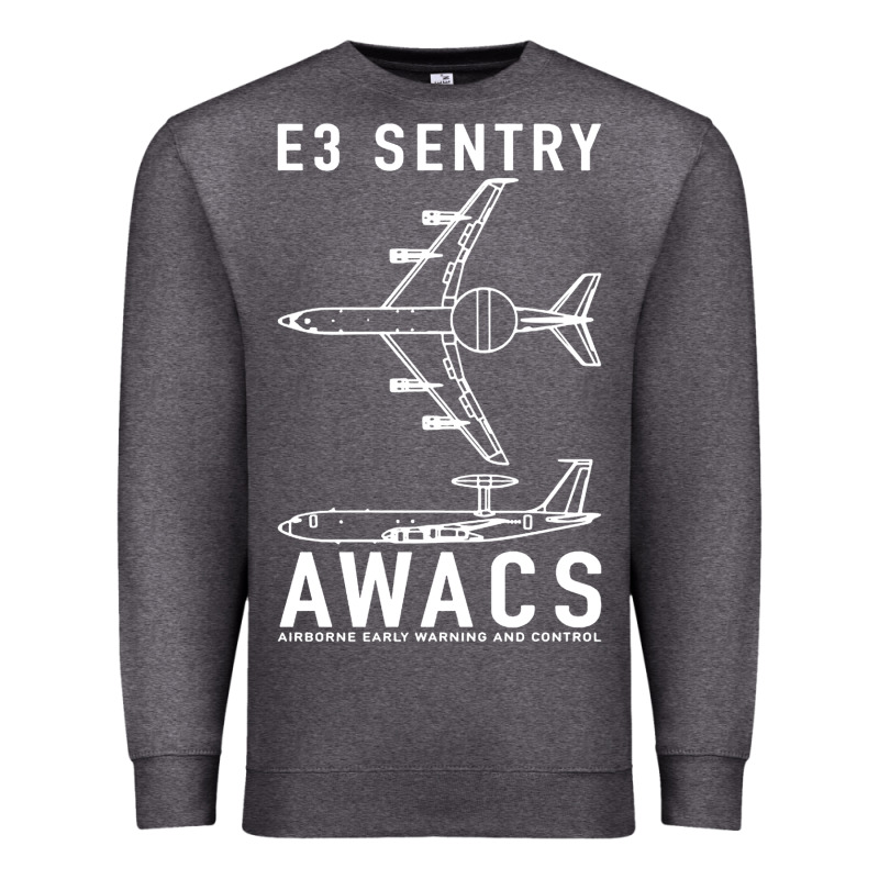 E 3 Sentry Awacs Plane Gift Premium Sweatshirt by DesigneFamous | Teevron