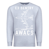 Heather Grey e 3 sentry awacs plane gift Premium Sweatshirt - DesigneFamous