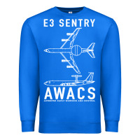 True Royal e 3 sentry awacs plane gift Premium Sweatshirt - DesigneFamous