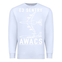 White e 3 sentry awacs plane gift Premium Sweatshirt - DesigneFamous