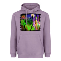 Lavender halloween background Heavyweight Hoodie - JahusDesignShop