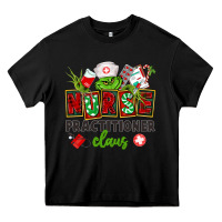 Black nurse practitioner claus Heavy Core Tee - CowGirlArtShop
