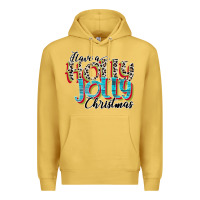 Antique Gold have a holly jolly christmas Premium Hoodie - CowhideDigitalArt