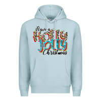 Blue Mist have a holly jolly christmas Premium Hoodie - CowhideDigitalArt