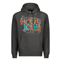 Charcoal Heather have a holly jolly christmas Premium Hoodie - CowhideDigitalArt